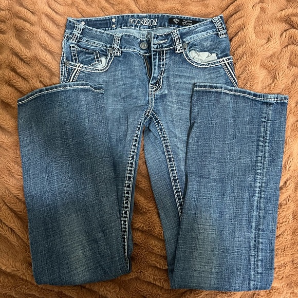 Rock n Roll women’s mid rise jeans - Picture 3 of 4